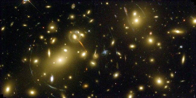 Ein Galaxienhaufen